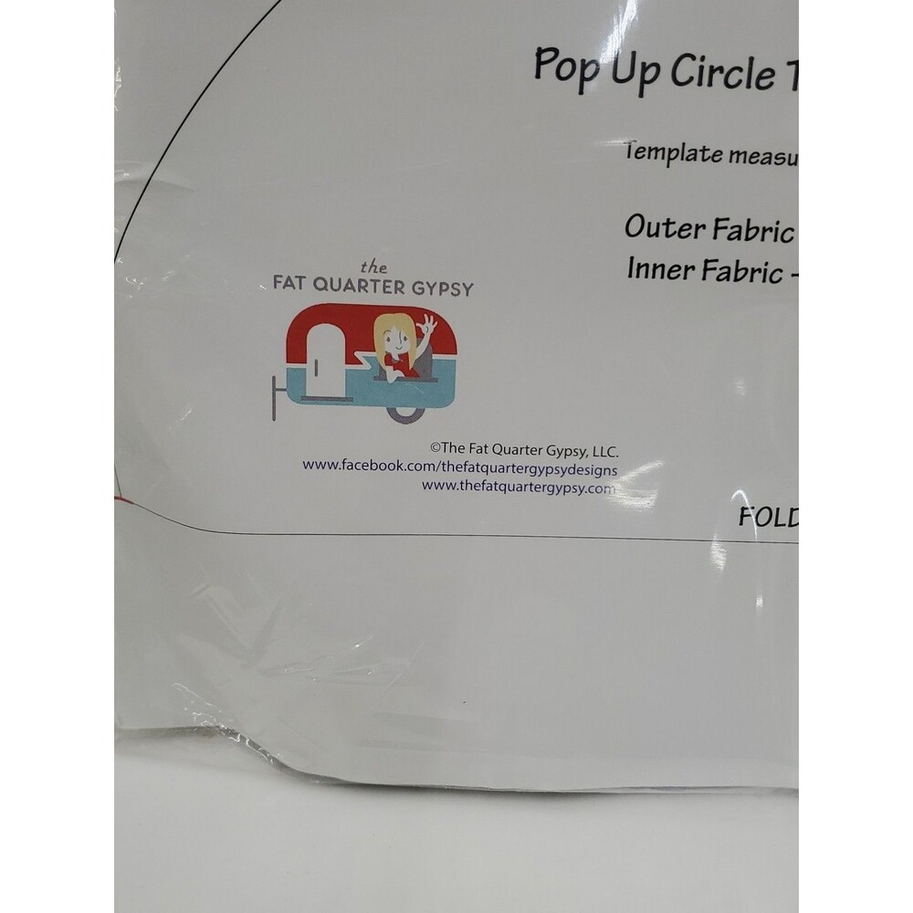 Fat Quarter‎ Gypsy - Large Pop-Up Refill/FQG124/10.5" Diameter/Template Included - Picture 14 of 14